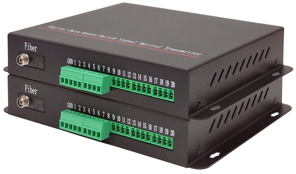 8路单向模拟量光端机-FC圆口