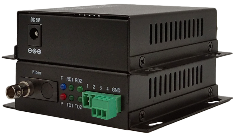 1路双向模拟量光端机-ST卡口