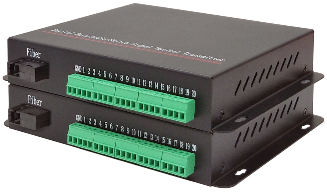 16路单向模拟量光端机-SC方口