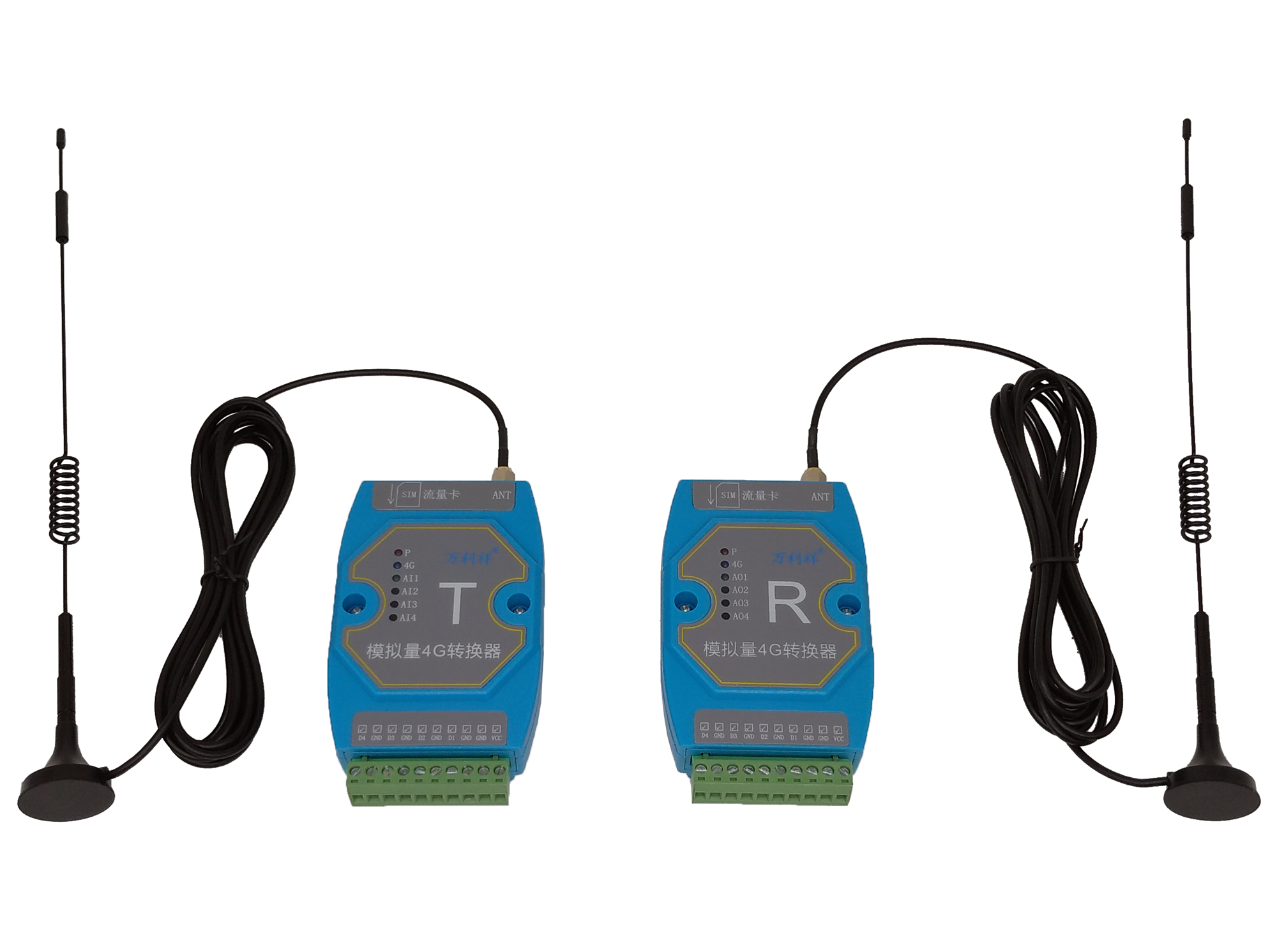 4路模拟量4G转换器