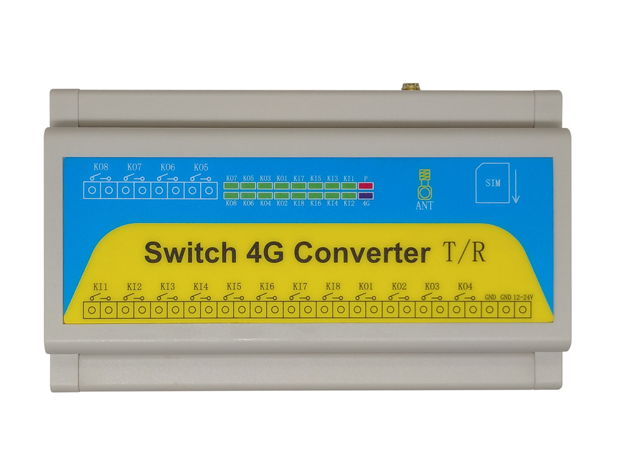 8路双向开关量4G转换器