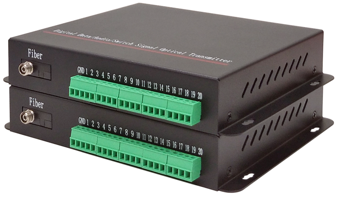 16路单向模拟量光端机-FC圆口