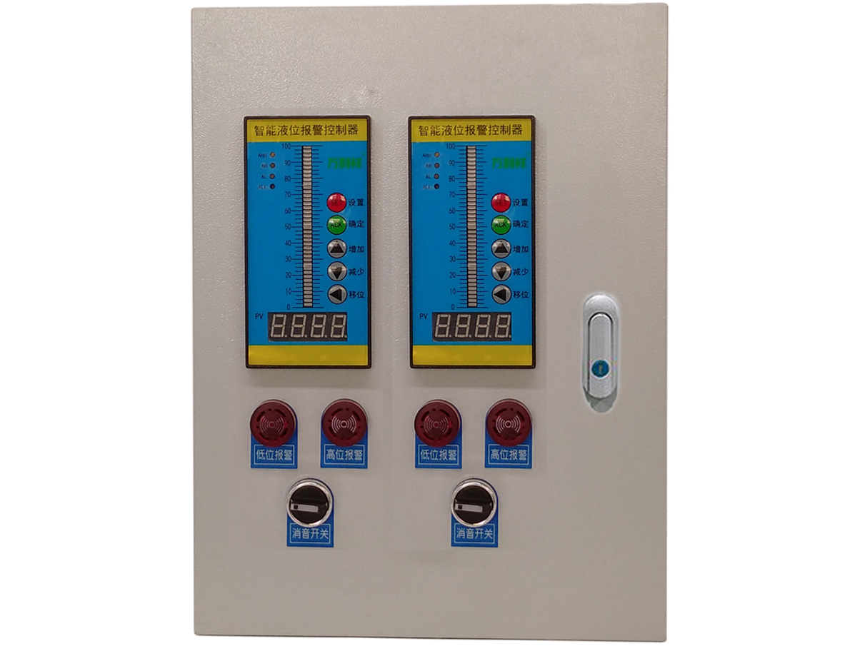双路液位显示报警控制器铁箱款（竖版）